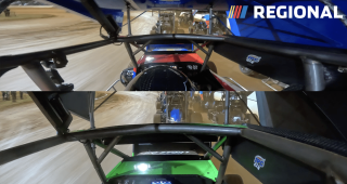 Kyle Busch vs. Brexton Busch: On board with the father-son duo racing winged micro sprints at Millbridge Speedway